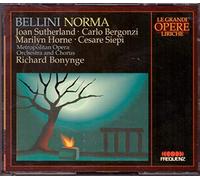 Bellini - Norma: Sutherland,Bergonzi,Siepi,Horne,Ordassy,MacWherter,Metropolitan Opera Orchestra and Chorus,Richard Bonynge