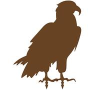 Bellissa Diverse statuette decorative in ruggine con animali - Decorazione a grandezza naturale da giardino, recinzione, 50 x 40 x 0,2 cm