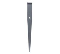 bellissa - Fissaggio a terra per bordi del prato, zincato a caldo, altezza 19,5 cm, set da 10 pezzi, robusto ancoraggio a terra per una maggiore stabilizzazione di delimitazioni e bordure, picchetto