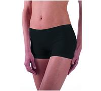BELLISSIMA 1 Pezzo Boxer da Donna 018 Vita Bassa Microfibra Elasticizzata (IT, Testo, S, M, Regular, Regular, Nero)