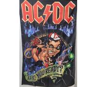 BELLISSIMA BANDIERA DA CAMERA AC/DC ALLESTIMENTO PUB BIRRERIA LOCALE AC DC TNT