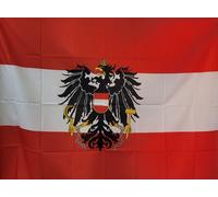 BELLISSIMA BANDIERA DELL AUSTRIA AUSTRIACA CON AQUILA ECONOMICA MA ROBUSTA EAGLE