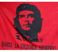 BELLISSIMA BANDIERA DI ERNESTO CHE GUEVARA ROSSA ASTA LA VICTORIA SIEMPRE FLAG