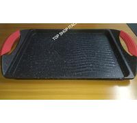 BELLISSIMA BISTECCHIERA ALLUMINIO ANTIADERENTE GRIGLIARE VERDURE CARNE PESCE