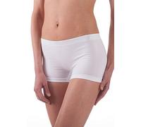 BELLISSIMA Boxer Donna in Microfibra Art. 018 3 Pezzi (S/M IT 42/44 FR38/40, Bianco)