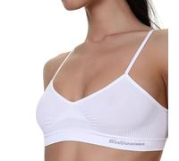 BELLISSIMA Brassiere Spalla Stretta 3 Pezzi - Art. 051 (M-L, Bianco)