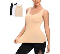 BELLISSIMA BY FAP Spalla Larga in Microfibra Semplice Donna Canotta Aderente 3 Pezzi (IT, Testo, L, XL, Regular, Regular, Assortito)