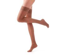 BELLISSIMA Calze e Intimo Calze Autoreggenti 40 Den, Con Balza in Pizzo Siliconata, Opache, Estremamente Comode S/M L/XL, made in Italy. (IT, Testo, S, M, Regular, Regular, MIELE 1 PAIO)