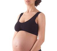 BELLISSIMA Calze e Intimo Reggiseno Maternity con Supporto per Il Seno, vestibilità Confort,con Morbido Tessuto 100% Made in Italy (IT, Testo, L, XL, Regular, Regular, Nero)