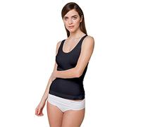 BELLISSIMA CANOTTA DONNA SPALLA LARGA ART. 053 COL. E MIS. A SCELTA (L/XL, NERO)