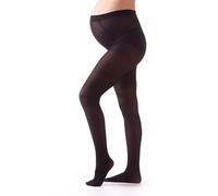 BELLISSIMA Collant Premaman Microfibra 50 DEN M101 - Pack 2 Pezzi | Coprenti e Opachi | Cinturino Extra Soft Super Confortevole | Collant Gravidanza Certificati OEKO-TEX Standard 100(Nero, 40-42)