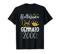 Bellissima dal Gennaio 2000-26 Compleanno Anni Donna Maglietta