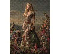 Bellissima Donna Puzzle 2000 Pezzi, 3D Puzzle per Adulti Impegnativo, Educa Puzzles Artistico, Divertente E Stimolante Puzzles Decorativo per La Famiglia, Regalo e Decorazione Pareti FNKL6-723