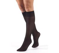 Bellissima Gambaletto Riposante 40, Calza Lunga Elasticizzata Opaca, Compressione Graduata, Polsino Comfort, 4 Paia (IT, Testo, Taglia unica, Regular, Regular, NERO)