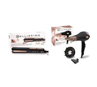 Bellissima Imetec Creativity Ceramic & Tourmaline, Piastra per Capelli, Rivestim