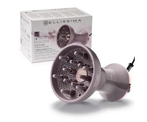 Bellissima Imetec Diffon Ceramic & Argan: Diffusore per Capelli Ricci con Olio di Argan per Ricci Definiti, Luminosi e Idratati - Azione Anti-Crespo, Asciugatura Delicata, Doppio Voltaggio