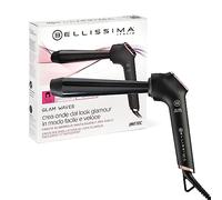 Bellissima Imetec Glam Waves, Ferro Arricciacapelli, Forma Conica, Display, 5 Temperature, Rivestimento Ceramica Diamon e Cheratina, Calore Costante, Puntale Antiscottatura, Riscaldamento Rapido