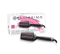 Bellissima Imetec Magic Straight Brush Pb5 100 Spazzola Elettrica Lisciante Per Capelli, Effetto Liscio Naturale, Setole Rivestite In Ceramica, Fino A 200° C, Nero/Rosa