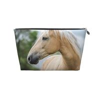 Bellissima lavanda di cavallo Palomino, Borsa da toilette Borsa per trucco Borsa per cosmetici Borsa da toilette da viaggio portatile