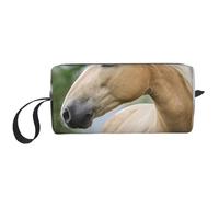 Bellissima lavanda di cavallo Palomino, Borsa per il trucco Borsa per cosmetici Borsa da toilette da viaggio portatile Borsa per trucco Organizer