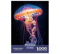 Bellissima Medusa Jigsaw Puzzles Puzzle Marine Animaliis 1000 Pezzi Adulto Regalo Per Amore E Amico Per Gioco Familiare Gioco Education Decorazione Interna Unica Stress Relief Toy 38x26cm/1000pcs