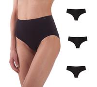 BELLISSIMA - OFFERTA 3 SLIP DONNA VITA ALTA MICROFIBRA SENZA CUCITURE - 017