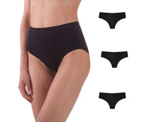BELLISSIMA - OFFERTA 3 SLIP DONNA VITA ALTA MICROFIBRA SENZA CUCITURE - 017