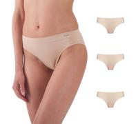 BELLISSIMA Slip Donna in Microfibra Elasticizzata Art. 014 3 Pezzi Misura e Colore a Scelta (M/L, Naturale)