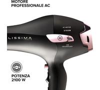 Bellissima P7 3200 Asciugacapelli, Motore Professionale, 2100 Watt, Ionizzatore,