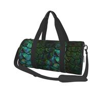 Bellissima piuma di pavone, Borsone da viaggio di grande capacità Borsa rotonda Borsa da viaggio sportiva Borsa da viaggio Borsa da fitness