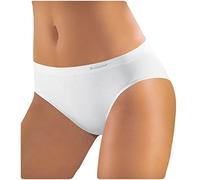 BELLISSIMA Slip Donna in Microfibra Elasticizzata Art. 014 Senza Cuciture - Offerta Confezione da 5 Slip - Disponibile nei Colori Bianco, Nero e Naturale