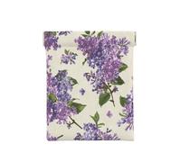 Bellissima stampa di fiori viola, Spremere il portafoglio superiore da donna Borsa portaoggetti Piccola portamonete Portamonete