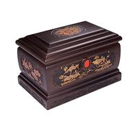 Bellissima urna dell'amore in Legno, Grandi urne per Ceneri Grandi urne per Ceneri umane, urna ricordo per cremazione Umana, onora la Persona Amata (Legno di Sandalo Giallo, 900 Cu/in)