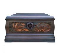 Bellissima urna dell'amore in Legno, Grandi urne per Le Ceneri, urne per la cremazione, urne per Le Ceneri umane, ricordi della Memoria per i defunti (Legno di Sandalo Nero)