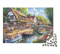 Bellissime case adatte all'intrattenimento in famiglia, carine e divertenti, alta difficoltà, 500 pezzi (52x38 cm)