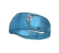 Bellissime fasce per allenamento Sunrise on The Farm per donne e uomini antiscivolo, fascia per la corsa sportiva, fasce larghe alla moda per donne, fasce per la testa fascia antisudore per compleanno