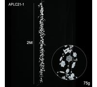 Bellissime Gocce per Albero di Natale in Vetro Trasparente per Decorazione Casa