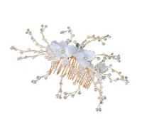 Bellissimi accessori per pettini per floreali in lega fatti a mano con perle