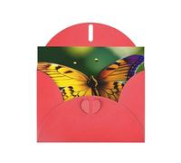 Bellissimi biglietti di auguri con stampa a farfalla luminosa, con buste, per vacanze, compleanni, matrimoni e tutte le occasioni