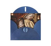 Bellissimi biglietti di auguri con stampa di stivali neri da cowboy, buste incluse, biglietti di auguri vuoti per matrimoni, eventi, compleanni