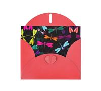 Bellissimi biglietti di auguri con stampa libellula, buste incluse, biglietti di auguri vuoti per matrimoni, eventi, compleanni