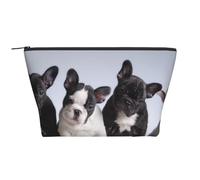 Bellissimi cuccioli di bulldog francese, Borsa da toilette Borsa per trucco Borsa per cosmetici Borsa da toilette da viaggio portatile