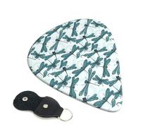 Bellissimi insetti libellula blu che volano, plettro per chitarra elettrica a forma di plettro, accessori per chitarra per musicisti, chitarristi - 0,46 mm