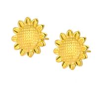 Bellissimi orecchini a bottone floreali che simboleggiano e la felicità Accessori per le orecchie Gioielli per orecchini a da donna