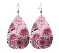 Bellissimi orecchini pendenti in pelle con stampa a pois 2 per le donne eleganti orecchini pendenti leggeri gioielli alla moda