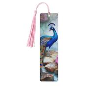 Bellissimi pavoni e loti segnalibro in legno fai da te in legno segnalibro da appendere etichette in legno con nappe colorate etichette regalo in legno etichette regalo regalo insolito per gli amanti
