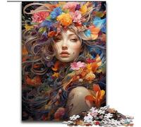 Bellissimi puzzle colorati con donne per adolescenti, 1000 pezzi, divertenti giochi, decorazioni da parete, regali unici per compleanno e Natale (50x75cm)