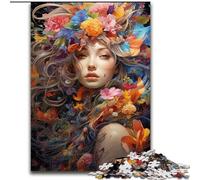 Bellissimi puzzle colorati con donne per adolescenti, 1000 puzzle, giocattoli che creano dipendenza, sfida di intelligenza cerebrale, regali di compleanno per età 14+ (26x38cm)