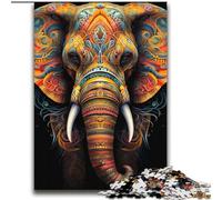 Bellissimi puzzle colorati con elefanti per adolescenti, 2000 pezzi, per bambini dai 14 anni in su, rompicapo per famiglie, regali di compleanno per Natale (70x100cm)