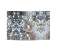 Bellissimi striscioni per le vacanze con stampa di perle e fondali da appendere, decorano facilmente la scena della tua festa